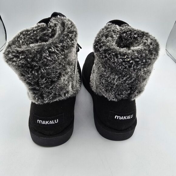 Makalu Rochelle Black Boots Women’s Size 6 warm winter - Picture 10 of 12